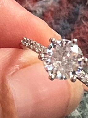Classic Round Cut Solitaire Engagement Ring in Silver